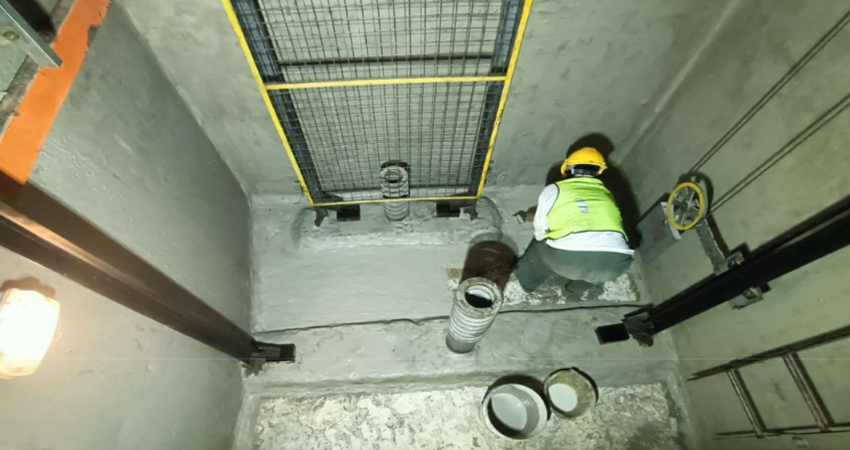 Lift Pit Waterproofing